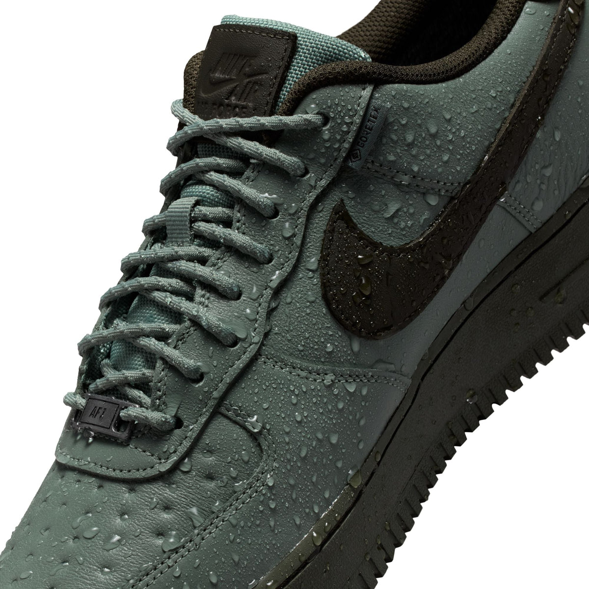 Nike Men's Air Force 1 GTX Vibram clay green men's footwear sneakers by Denim Exchange