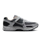 Nike men's Zoom Vomero 5 sneakers in Smoke Grey, side view of the athletic footwear.