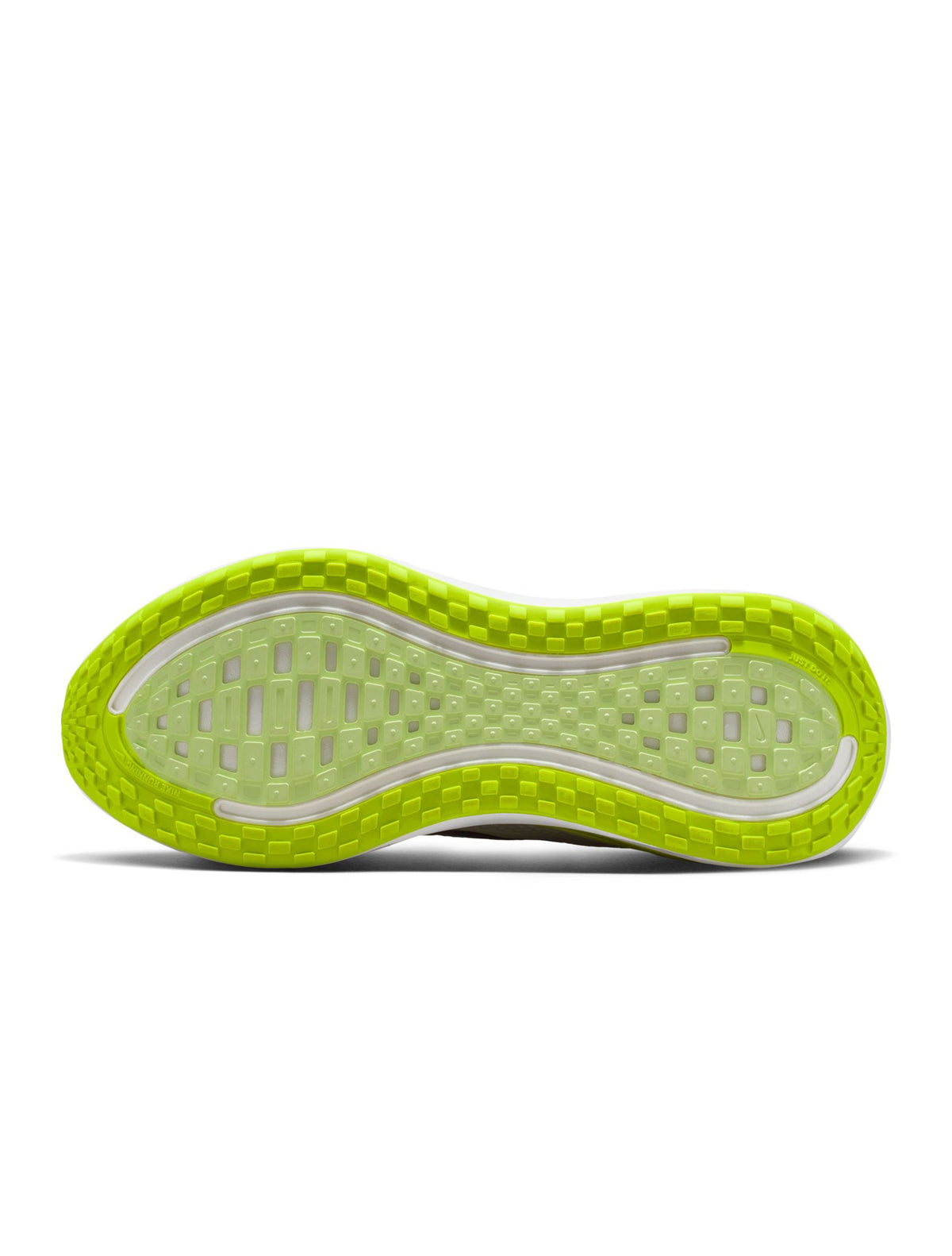 Denim Exchange Nike men's Vomero Plus footwear in white with Barely Volt accents