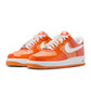 Nike Men's Air Force 1 '07 LV8 sneakers in Safety Orange, side view