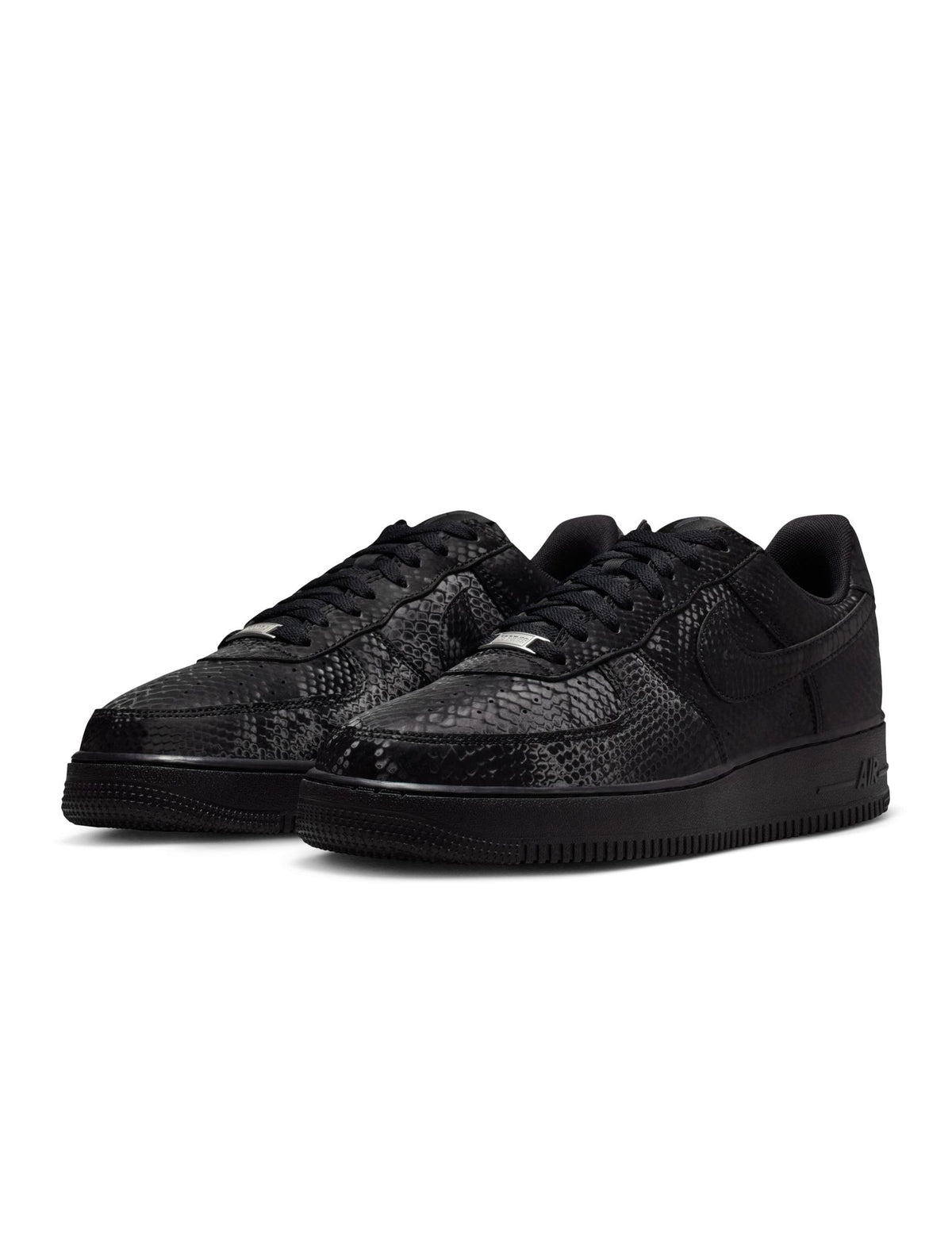 Nike Kobe Bryant Air Force 1 Low men's footwear in triple black by Denim Exchange