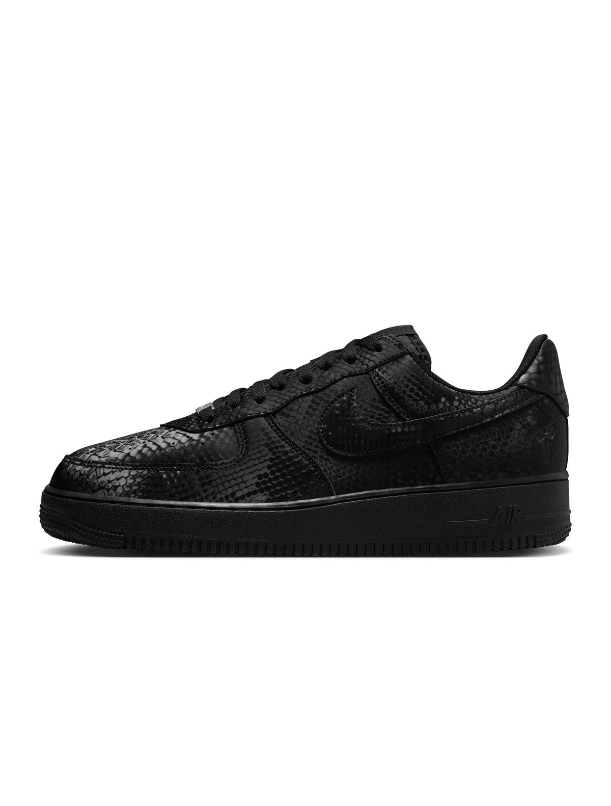 Nike Kobe Bryant Air Force 1 Low men's sneakers in triple black by Denim Exchange