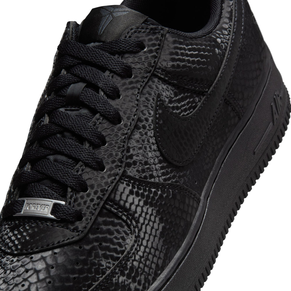 Nike Kobe Bryant Air Force 1 Low Triple Black men's footwear by Denim Exchange