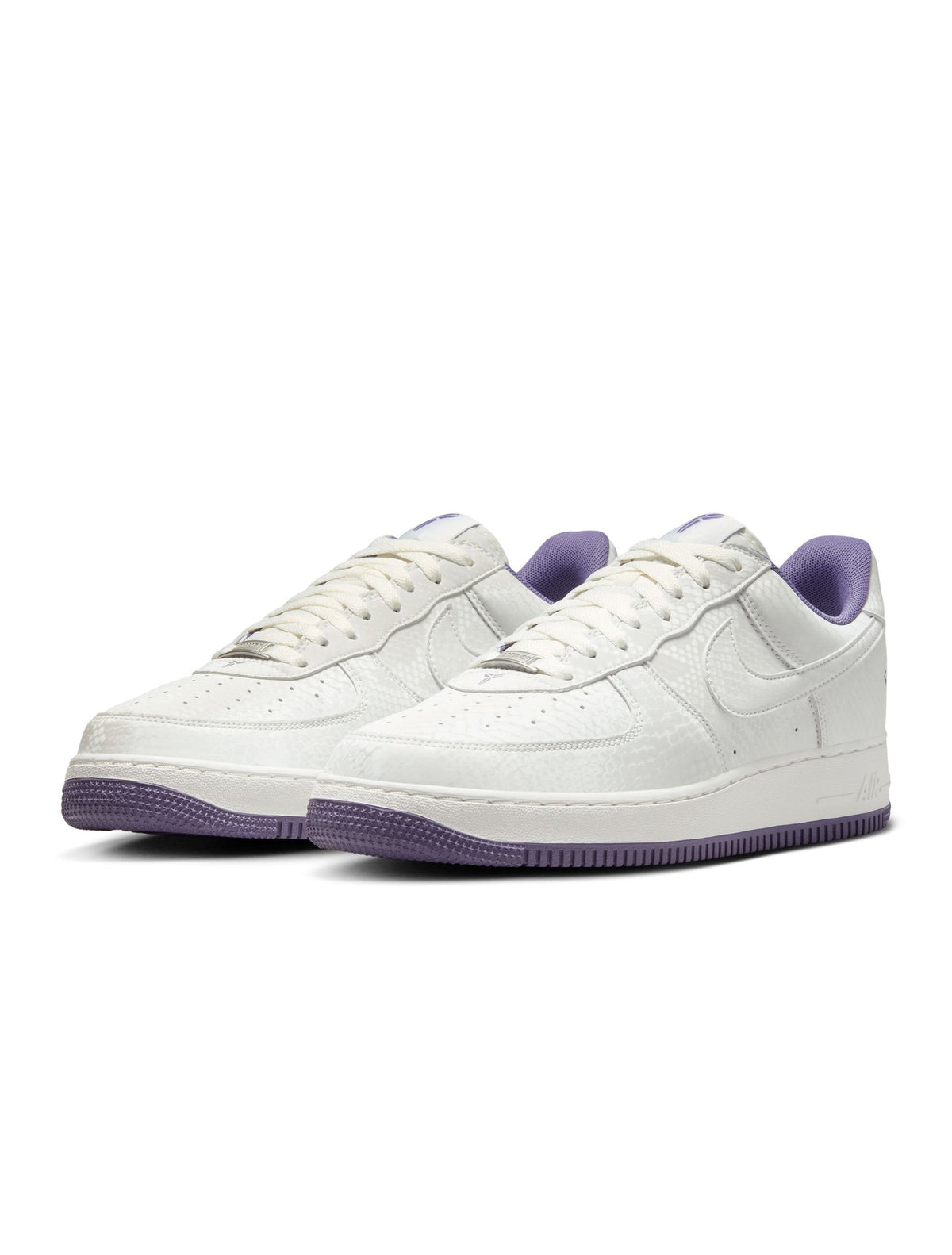Nike men's Kobe Air Force 1 Low sneakers in Daybreak color, featuring a sleek design and Nike branding.
