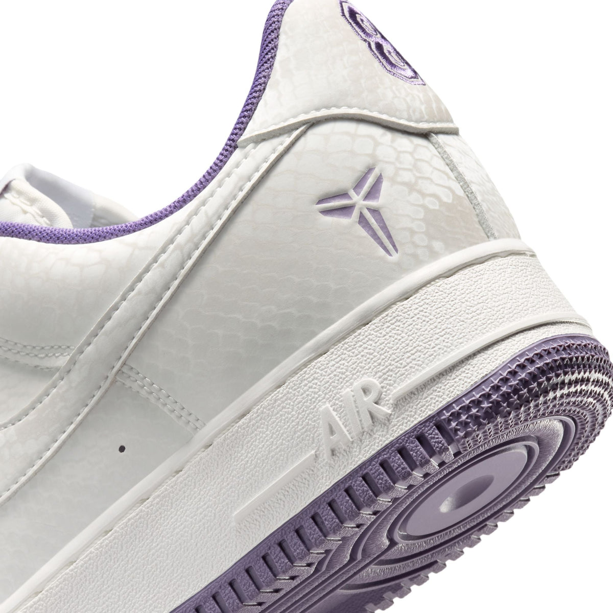 Nike Kobe Air Force 1 Low men's footwear in Daybreak color, featuring a stylish low-top design and athletic silhouette.
