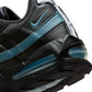 Nike men's Air Max 95 "Big Bubble" sneakers in black and smokey blue, featuring layered design and visible air cushioning.