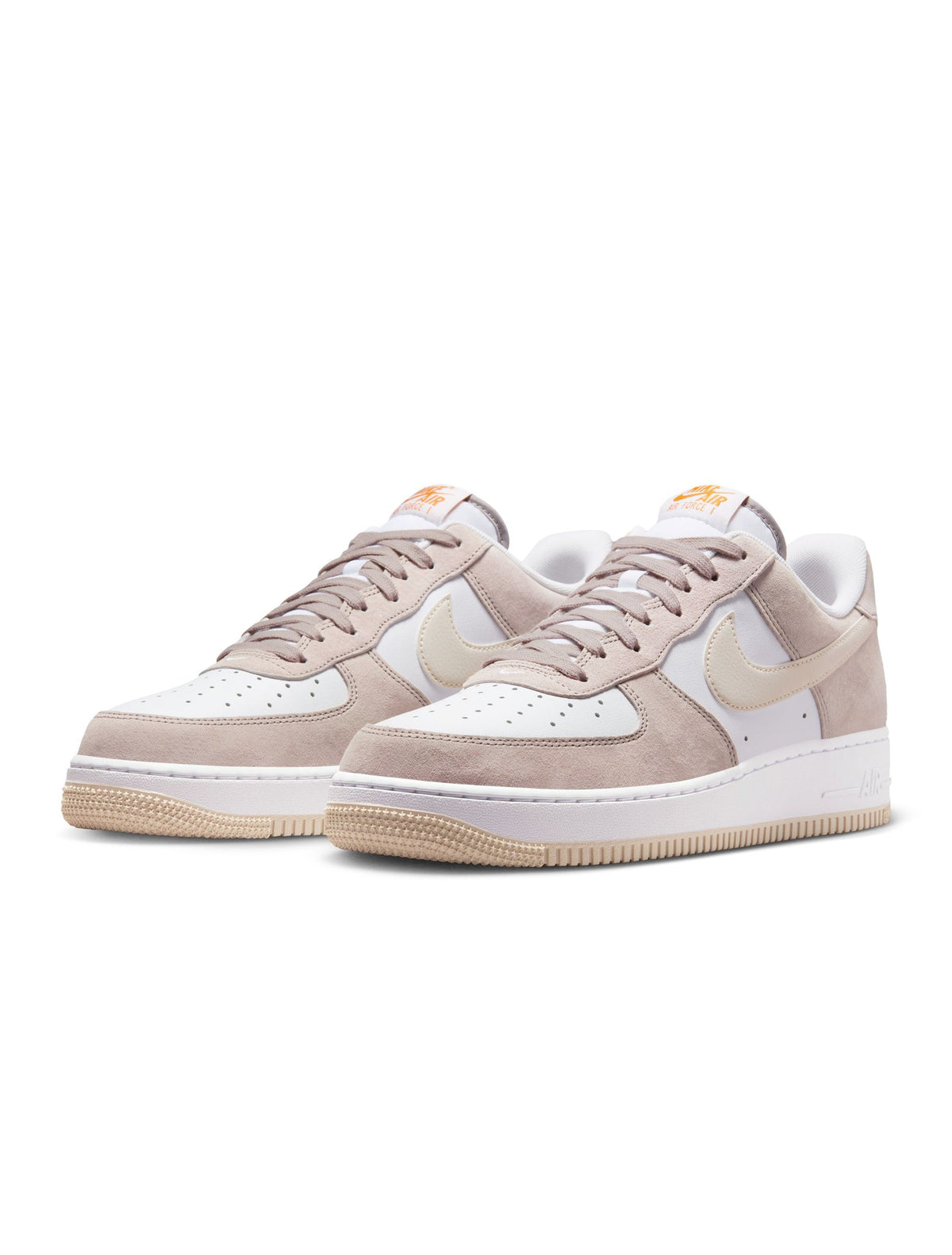 Nike men's Air Force 1 ’07 College Grey sneakers in a classic low-top design