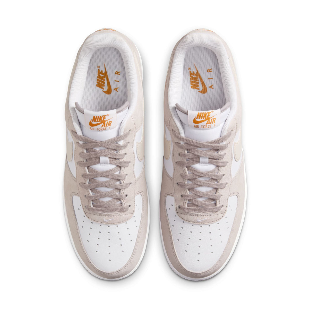 Nike Men's Air Force 1 ’07 College Grey sneakers, side view