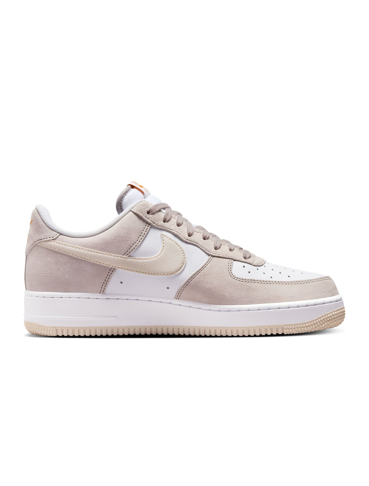 Nike Air Force 1 ’07 men's sneakers in College Grey, featuring classic low-top design and leather upper