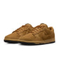 Nike men's Dunk Low Retro SE Wheat sneakers in side profile.