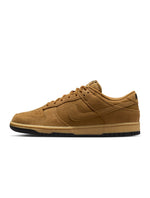 Denim Exchange Nike Men's Dunk Low Retro SE Wheat sneakers, side view with wheat-colored leather upper