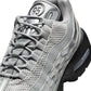 Nike men's Air Max 95 sneakers in metallic silver, side view