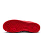 Denim Exchange men's Nike Air Force 1 Retro Valentine's Day sneakers in red and white suede