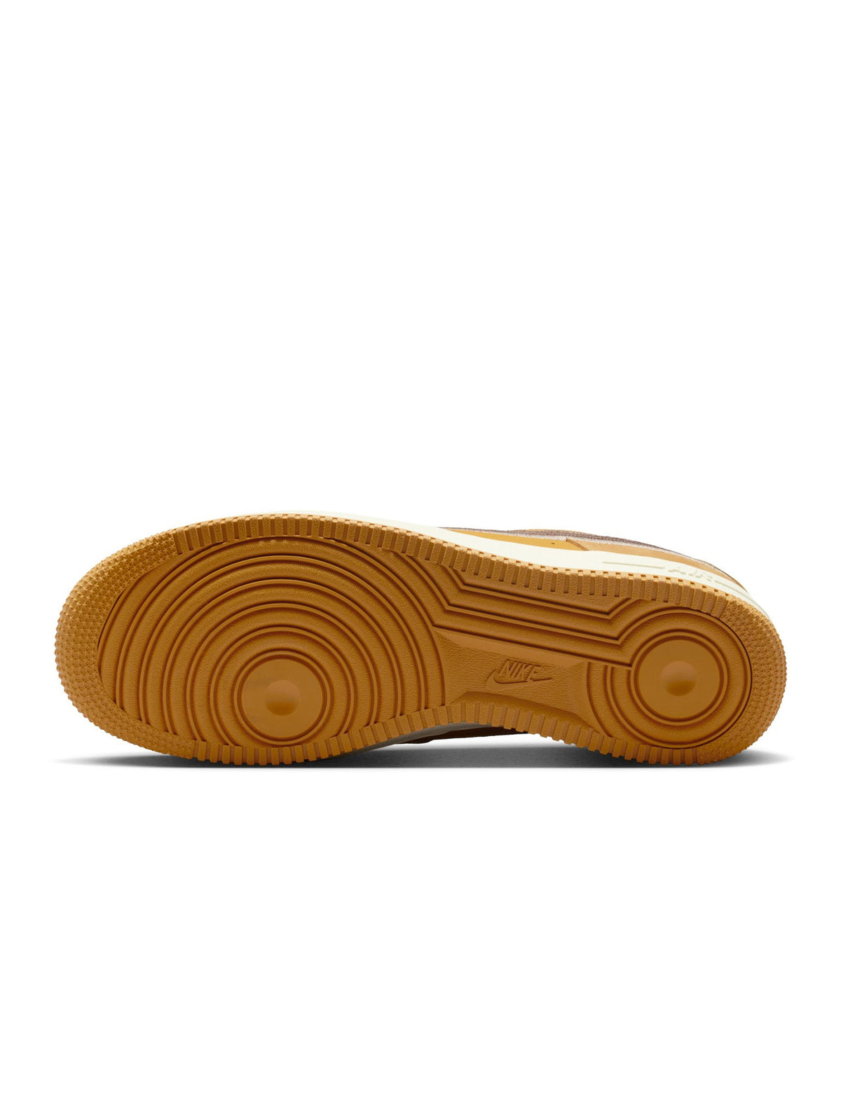 Nike Men's Air Force 1 '07 Lv8 Wheat Baroque Brown sneakers, stylish men's footwear with wheat and brown leather accents.