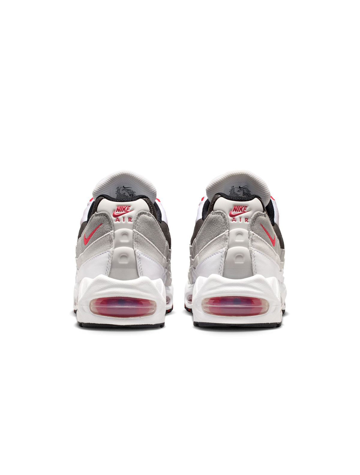 Nike Men's Air Max 95 Big Bubble Premium Comet Red sneakers in a low-top design
