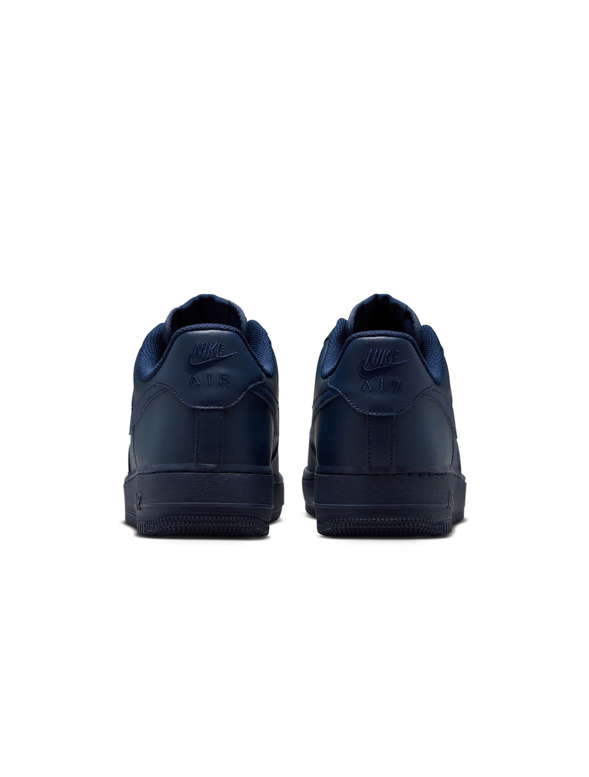 Men's Nike Air Force 1 '07 sneakers in Obsidian color, featuring classic white sole and Nike branding.
