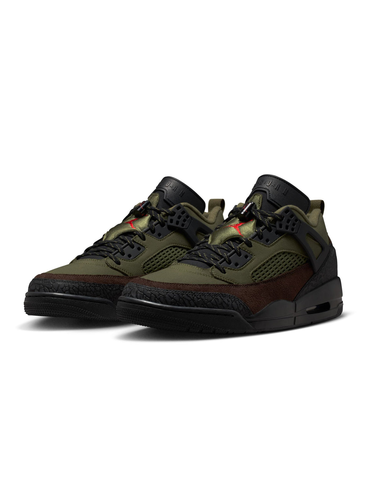 Men's Air Jordan Spizike Low footwear in Medium Olive by Denim Exchange