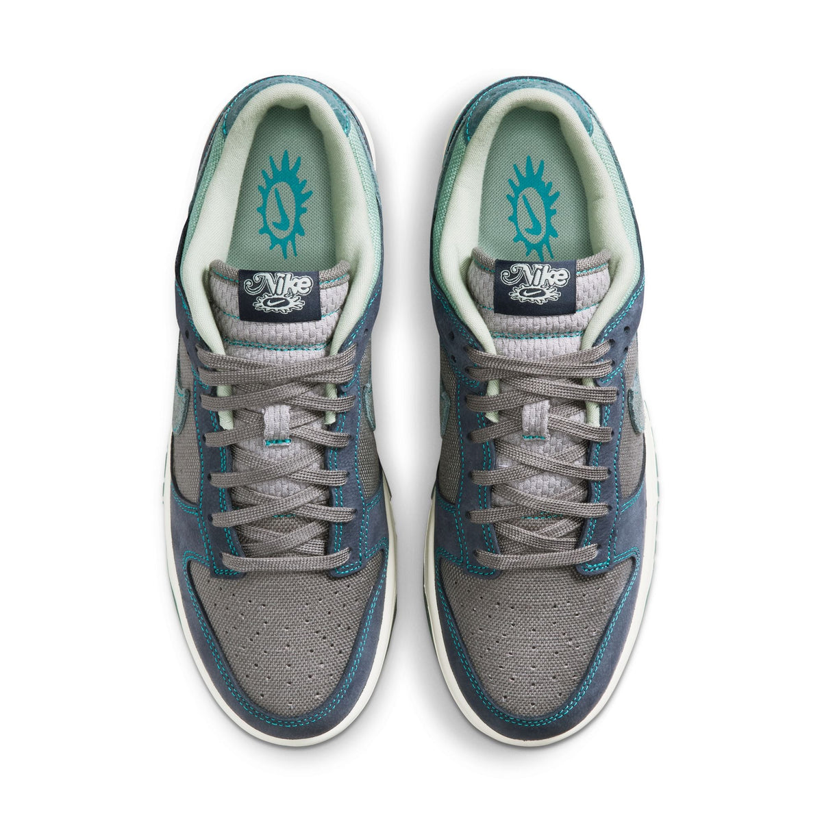 Nike Men's Dunk Low Retro SE Pencil Point sneakers in a gray and black low-top design