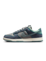 Nike men's Dunk Low Retro SE Pencil Point sneakers in gray and black leather with low-top lace-up design