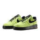 Nike men's Air Force 1 '07 LX Vibram Volt sneakers, high-top footwear with vibrant yellow accents and classic design details.