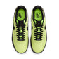 Nike men's Air Force 1 '07 LX Vibram Volt sneakers, showcasing the vibrant yellow-green colorway and classic design.