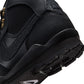 Nike men's Air Baltoro SP black footwear showing the rugged hiking boot design with Nike branding and sturdy laces.