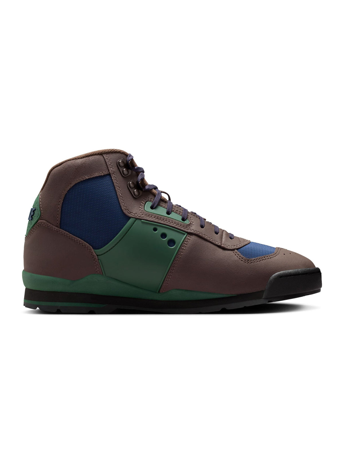 Nike Mens Air Baltoro SP Baroque Brown hiking footwear showing side view with rugged design and brown color detail.