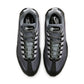 Nike men's Air Max 95 Tech footwear in black and wolf grey, side view