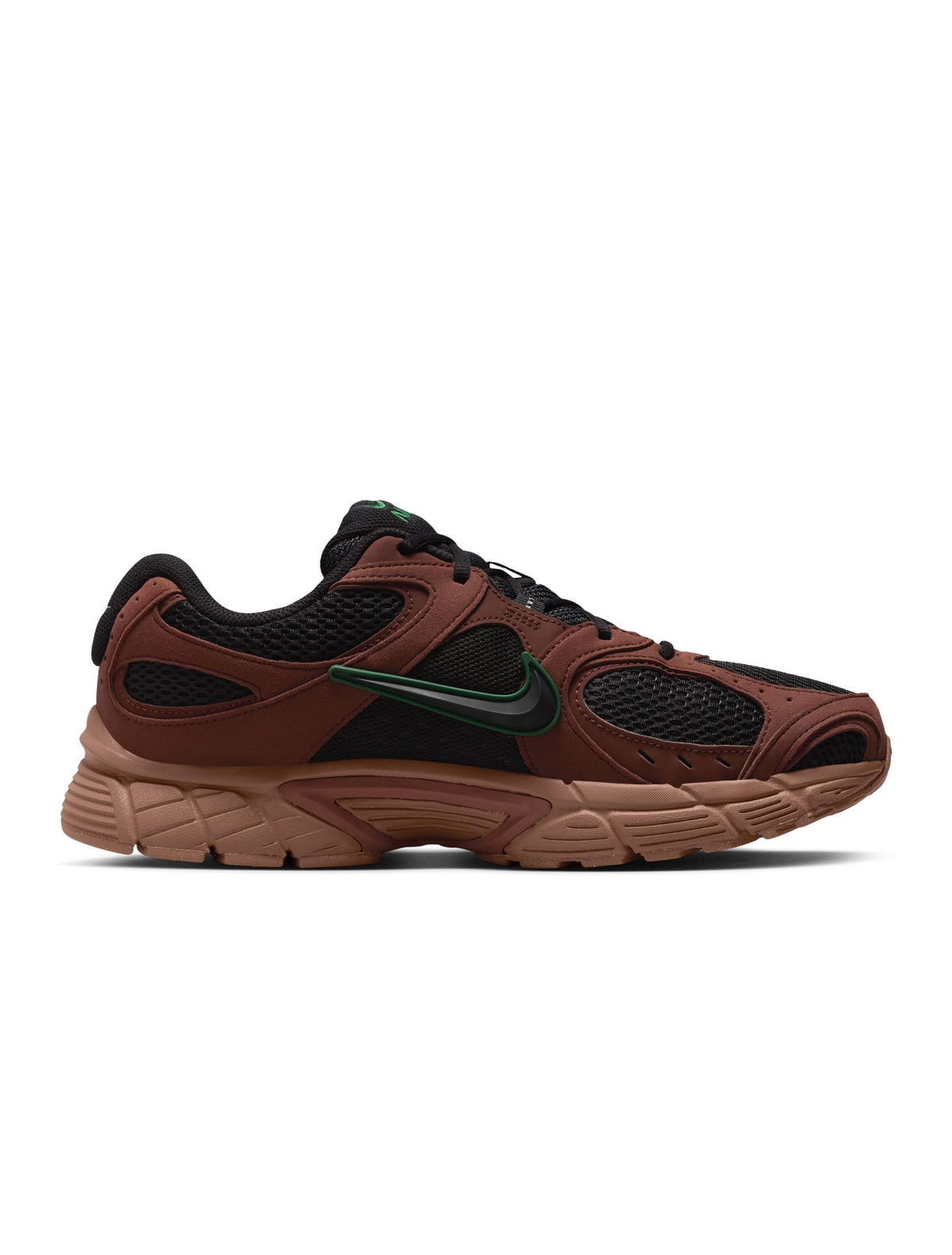 Nike Men's V5 RNR sneakers in fauna brown, side view, by Denim Exchange