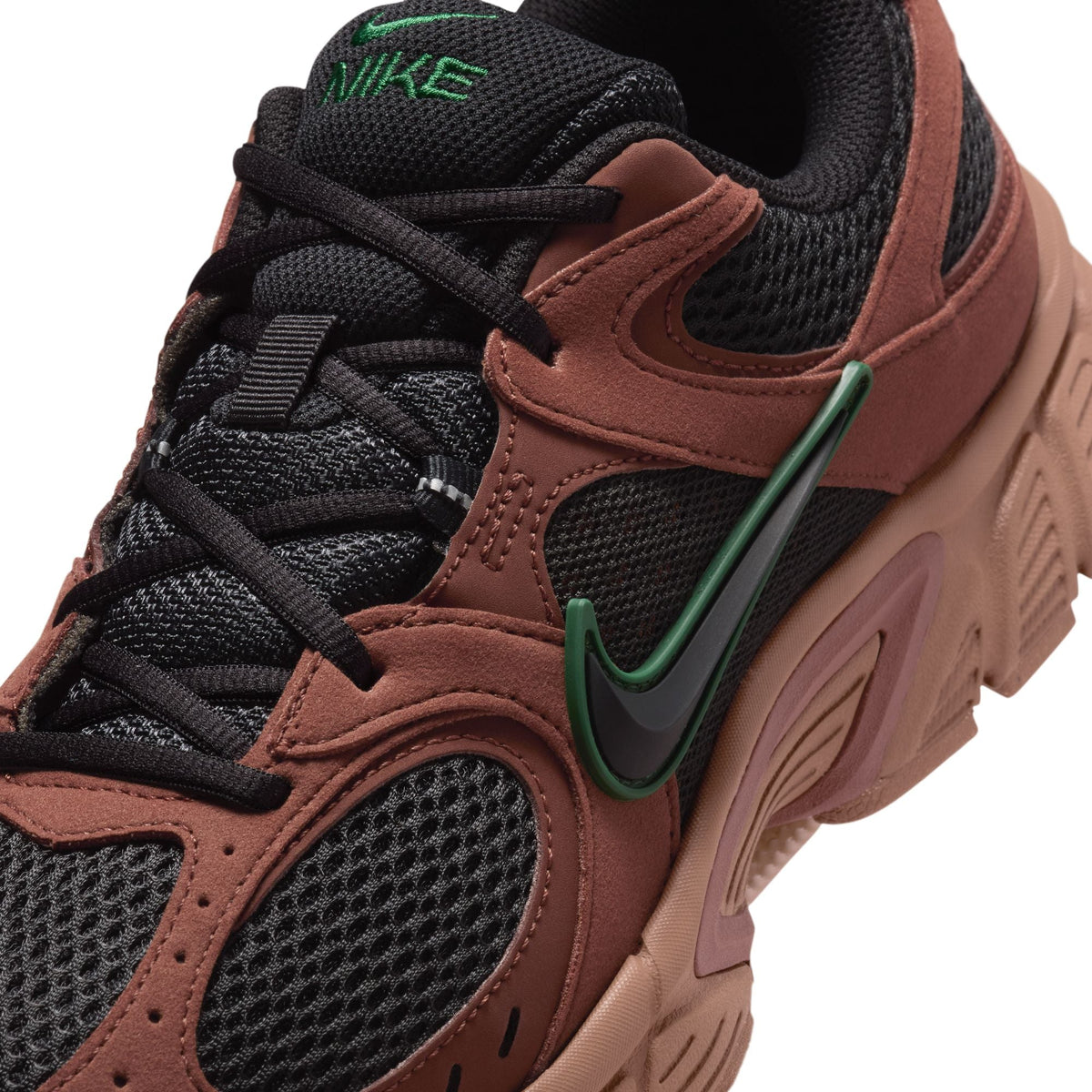 Nike men's V5 RNR sneakers in fauna brown, side view