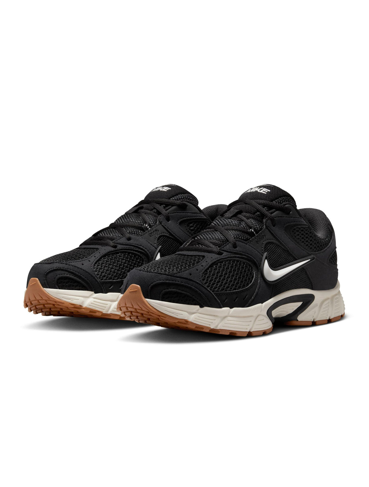 Nike men's V5 RNR footwear in black with gum soles, showcasing stylish athletic shoes with a sleek design and comfortable fit.