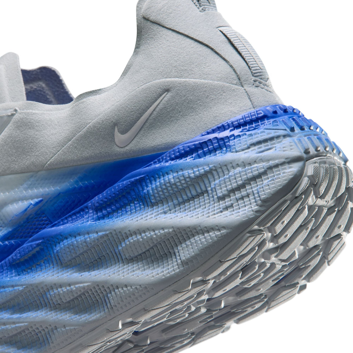 Nike Mens Ava Edge Wolf Grey athletic footwear with grey and white accents, designed for comfort and style.