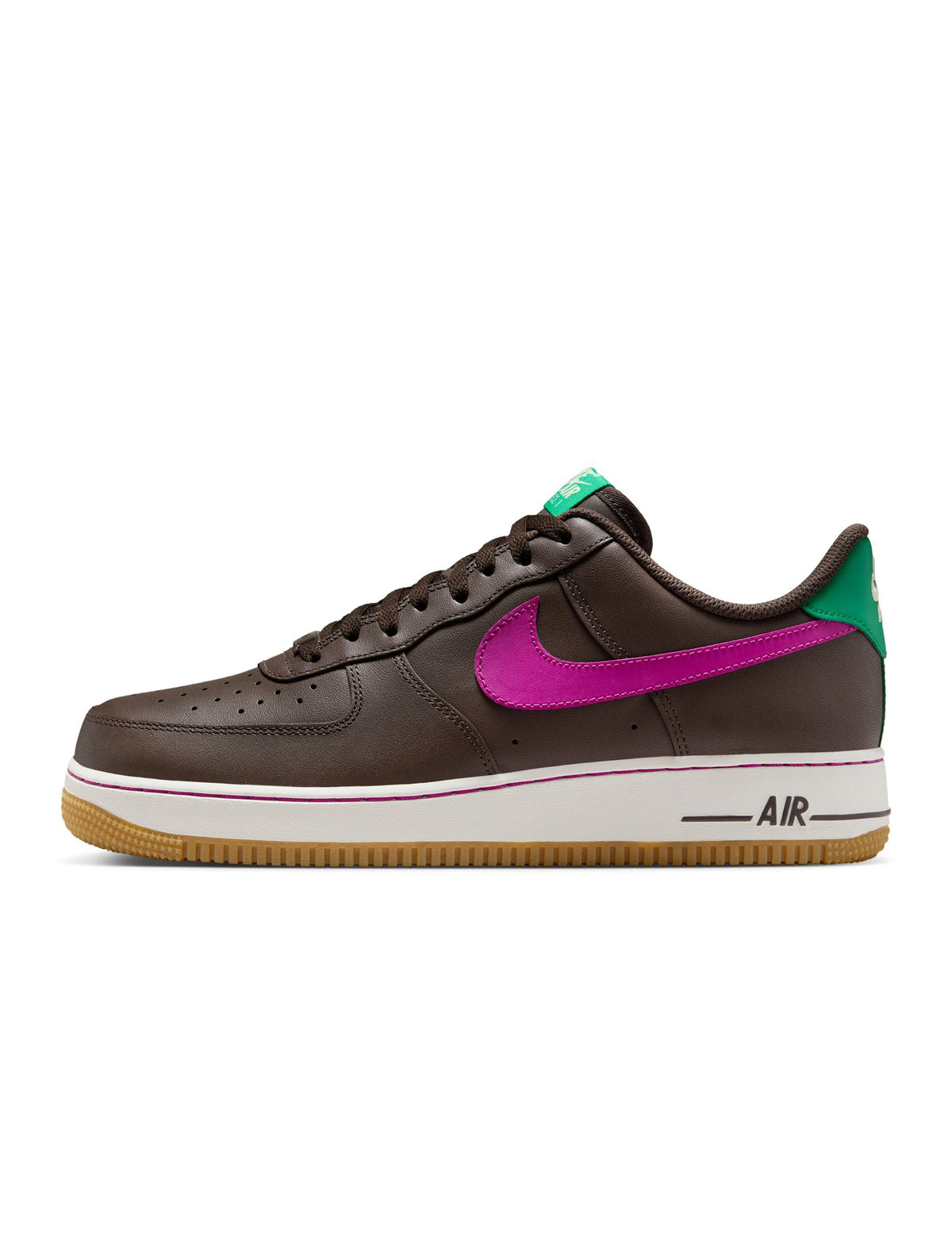 Nike Men's Air Force 1 '07 Baroque Brown sneakers by Denim Exchange, side view