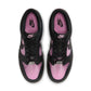 Nike Men's Dunk Low Retro Premium sneakers in Pink Rise, featuring a stylish design and premium materials, displayed on a plain background.