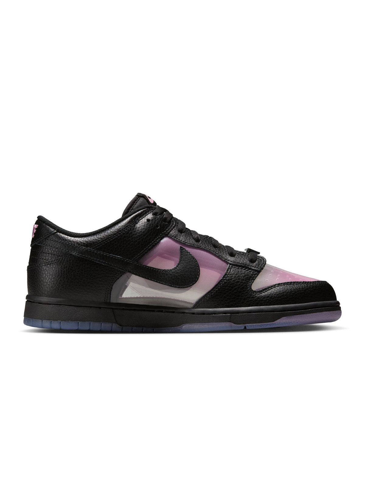 Nike men's Dunk Low Retro Premium sneakers in pink Rise with a stylish design, perfect for casual wear and athletic style.
