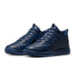 Nike men's Book 2 Detroit Tigers sneakers featuring navy and orange colorway with sporty design and branding.