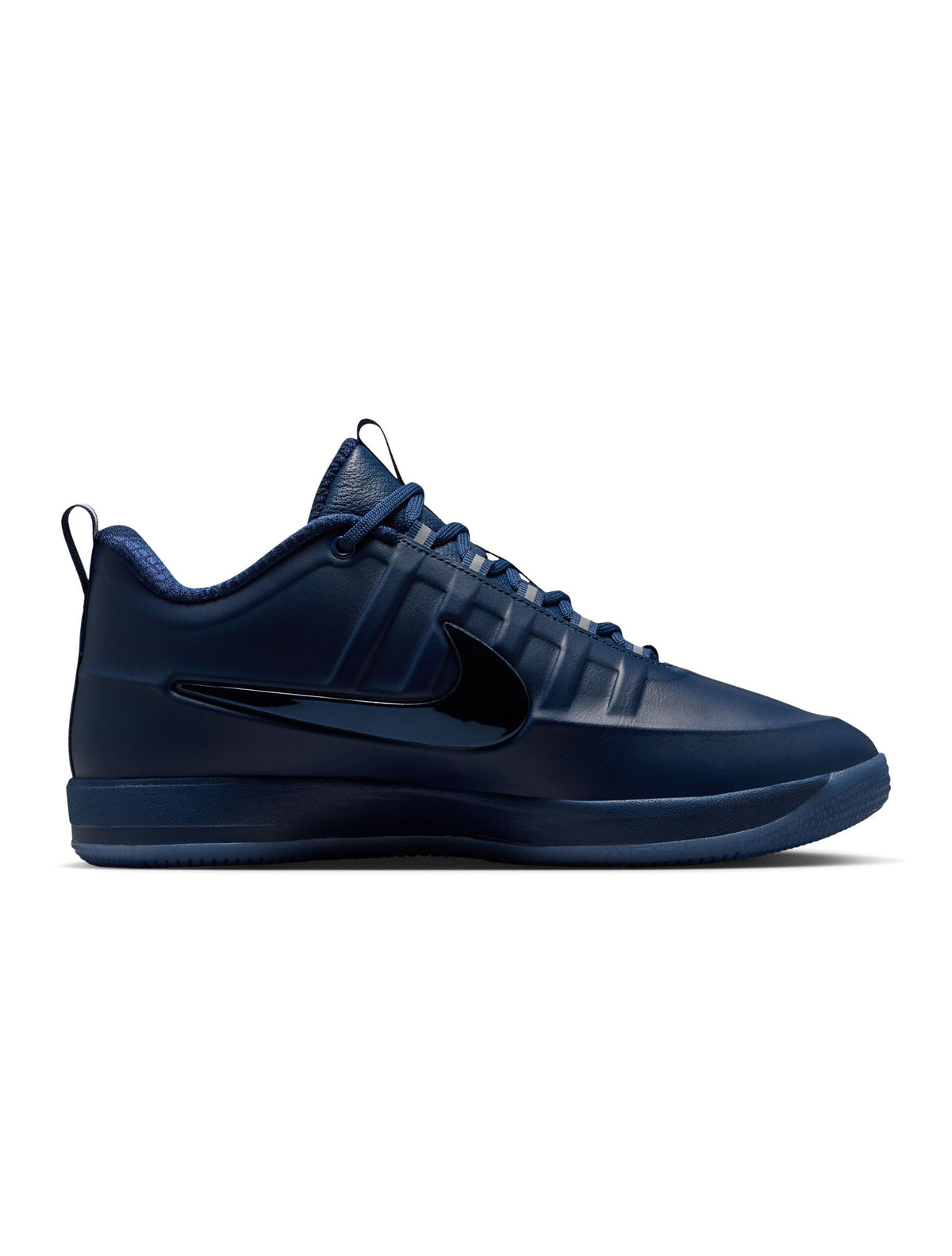 Nike men's Book 2 Detroit Tigers sneakers in navy and orange with white accents, stylish athletic footwear for sports and casual wear.