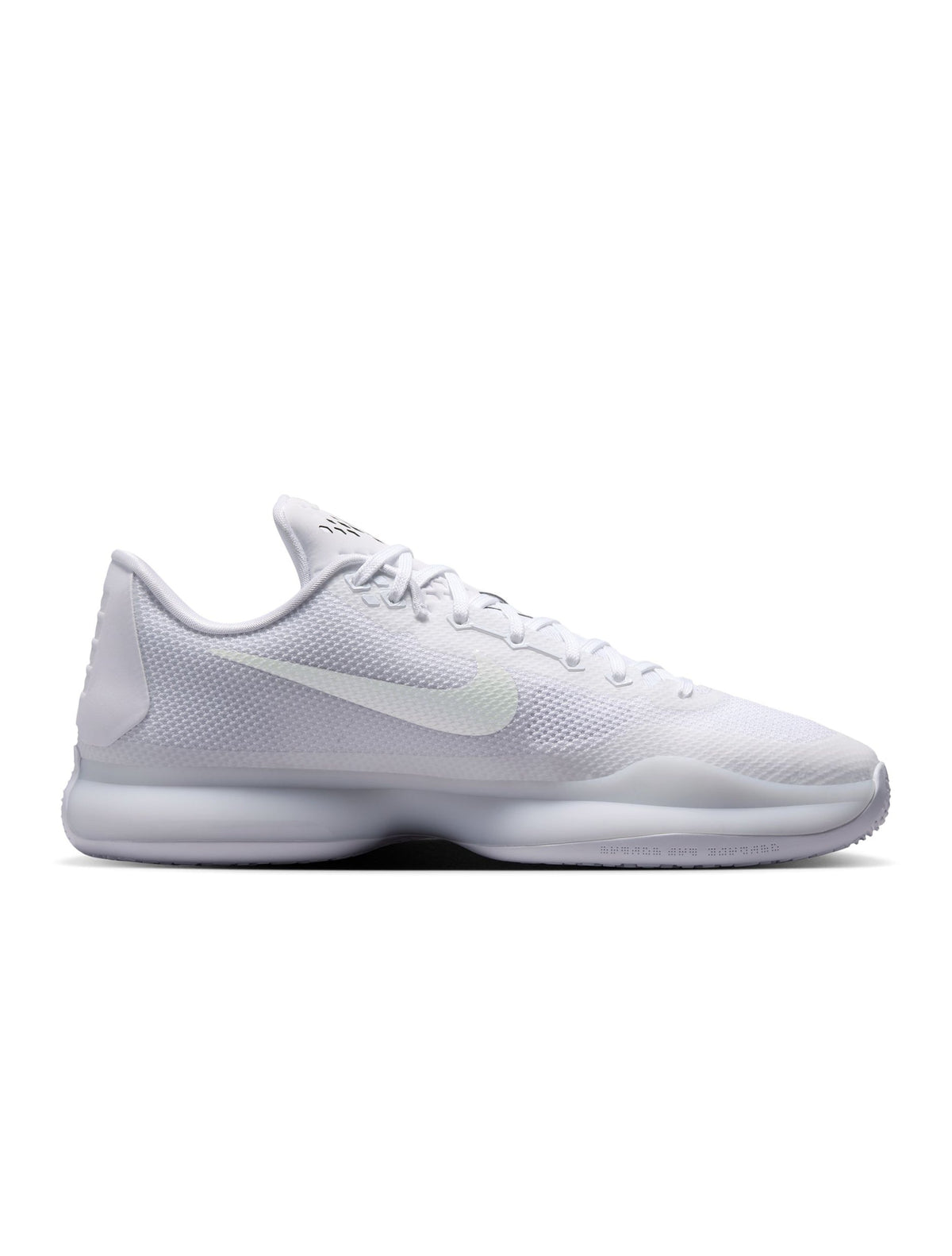 Nike men's Kobe Protro 10 Halo sneakers in white and red, featuring Nike branding and athletic design for basketball performance.