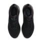 Black Nike Men's Vomero Plus sneakers, side view sneaker detail.