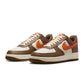 Men's Nike Air Force 1 '07 sneakers in Mosswood Brown, side view, by Denim Exchange