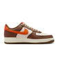 Nike men's Air Force 1 '07 sneakers in Mosswood Brown, side view, by Denim Exchange