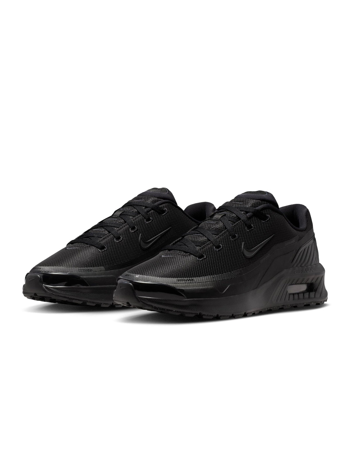 Nike men's Air Max Bia black footwear with Nike logo and cushioned sole, designed for comfort and style.