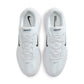 White Nike Air Max Bia men's footwear with Nike branding and stylish design, displayed on a plain background.