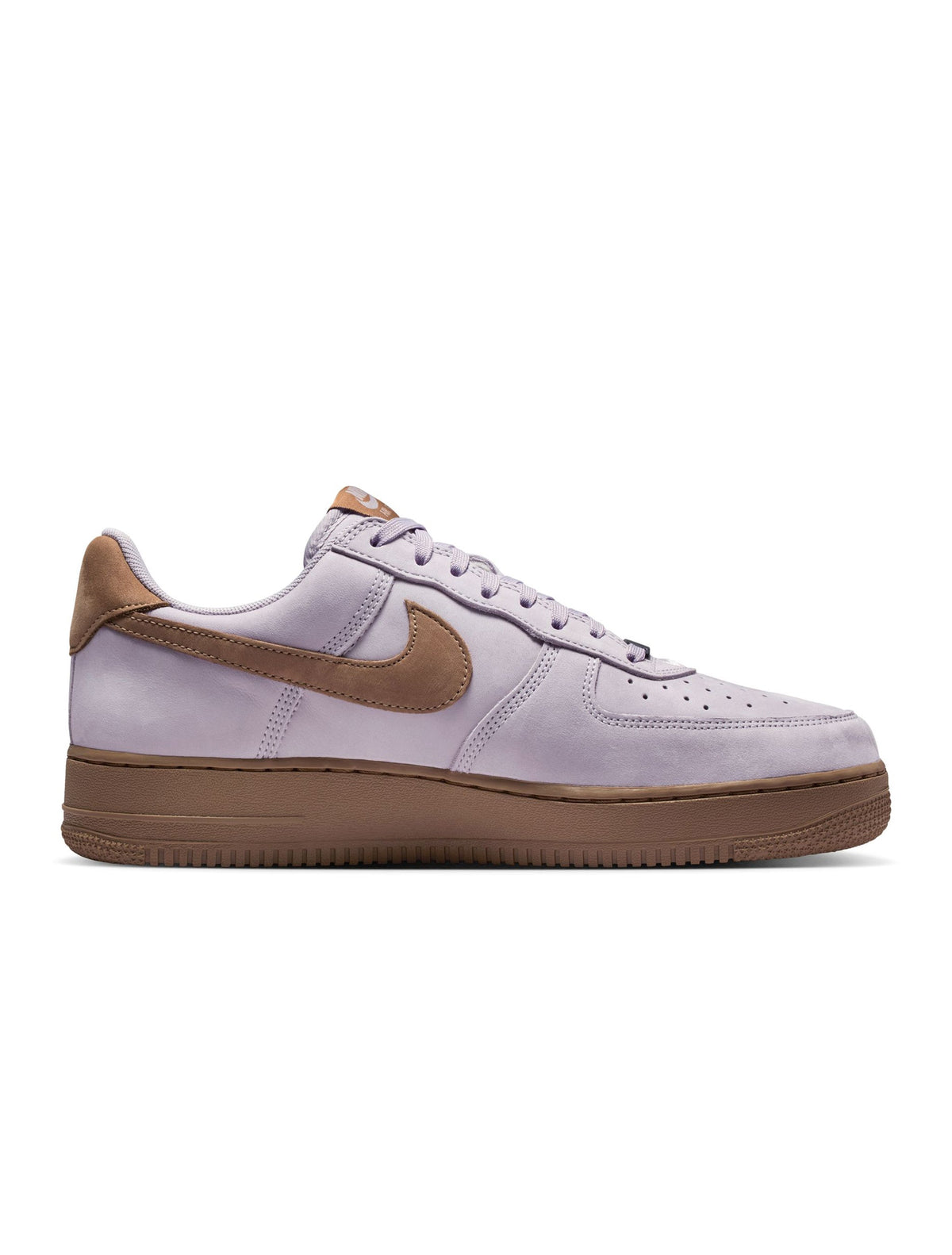 Denim Exchange men's Nike Air Force 1 Low Retro sneakers in Silver Lilac and white