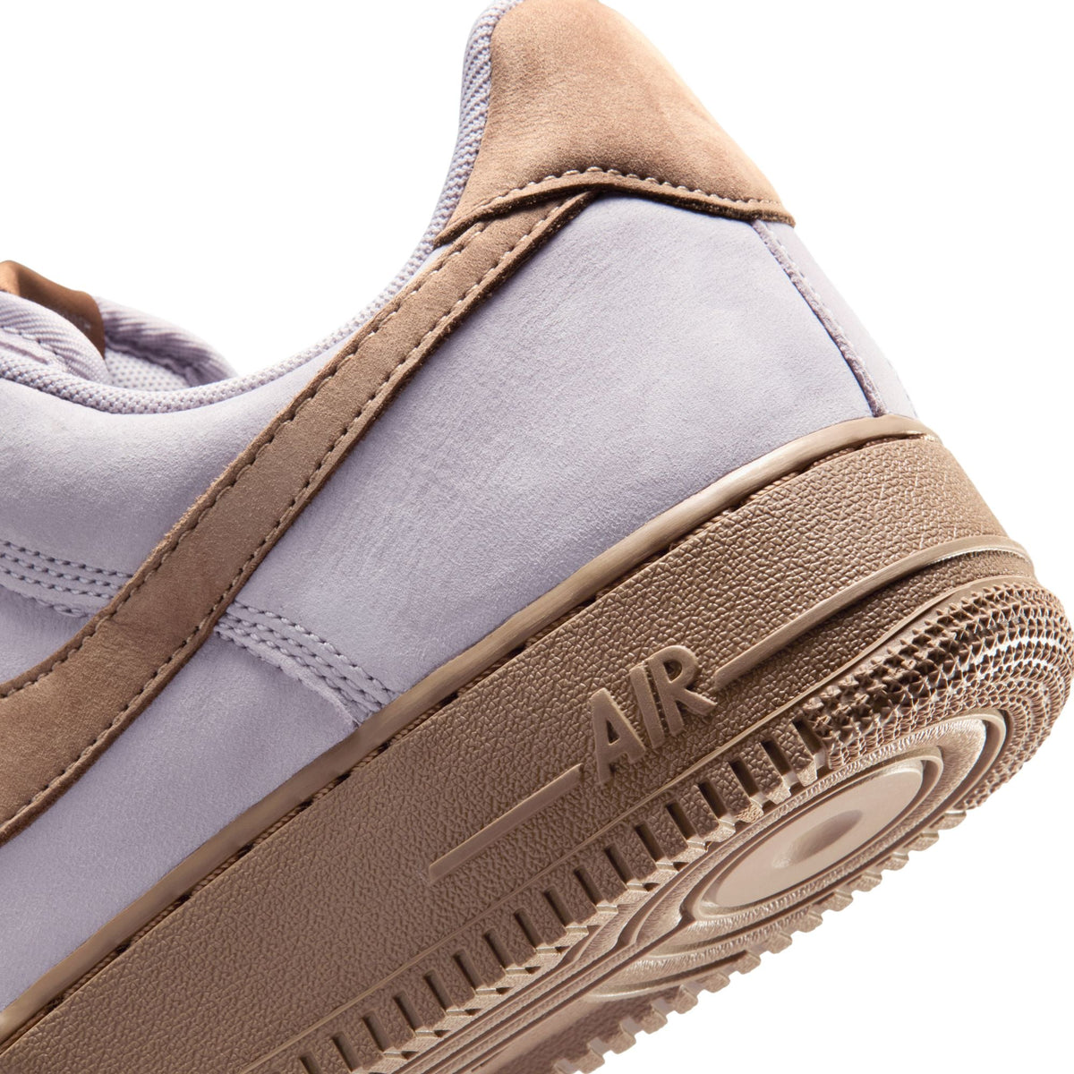 Men's Nike Air Force 1 Low Retro sneakers in Silver Lilac, side view
