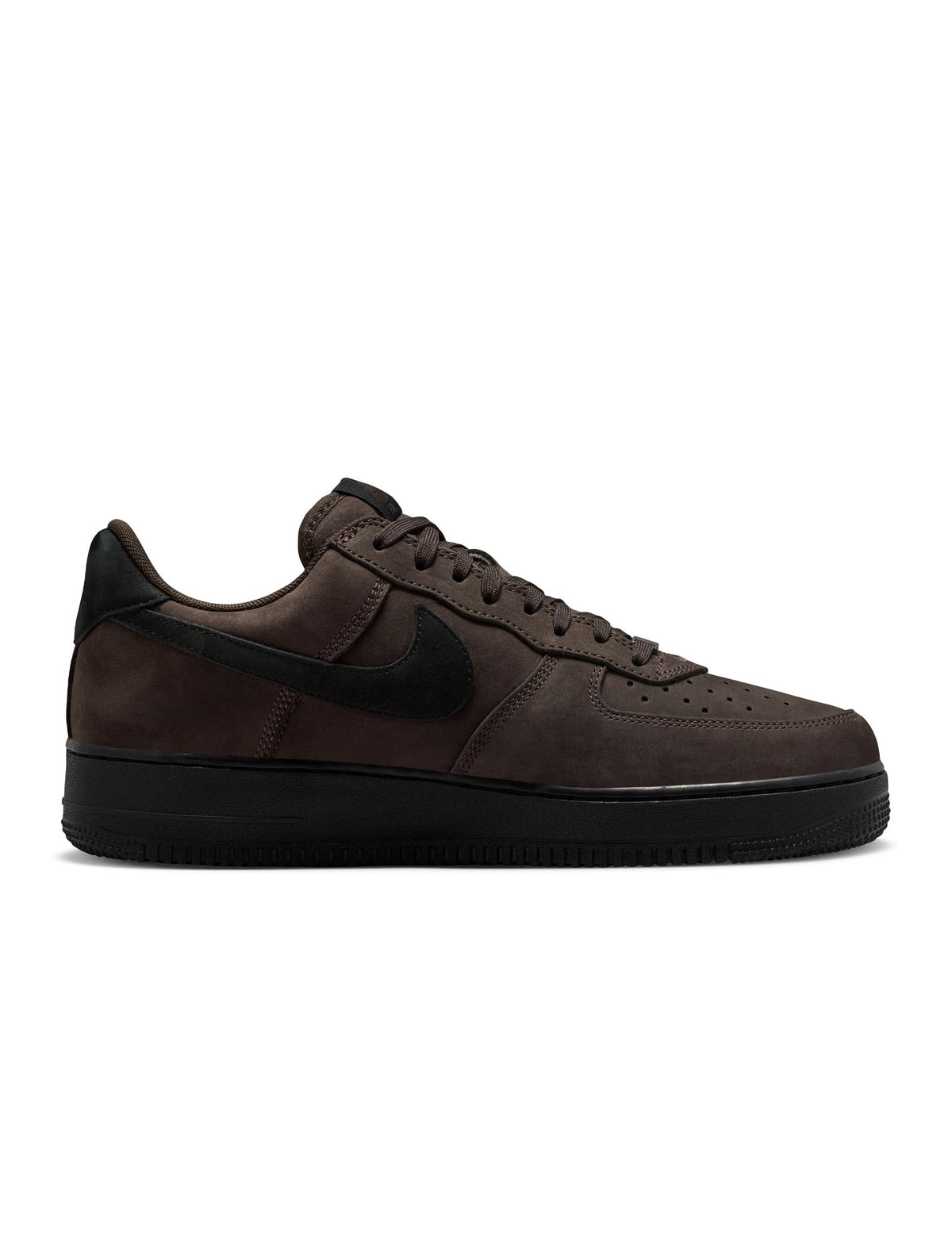 Nike Air Force 1 Low Retro Premium men's footwear in black tea, featuring classic design and premium materials.