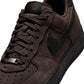 Nike Air Force 1 Low Retro Premium men's black tea sneakers, casual footwear with classic design and premium materials.