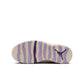 Denim Exchange women's Air Jordan 10 Retro Hydrangeas sneakers in white and purple floral design
