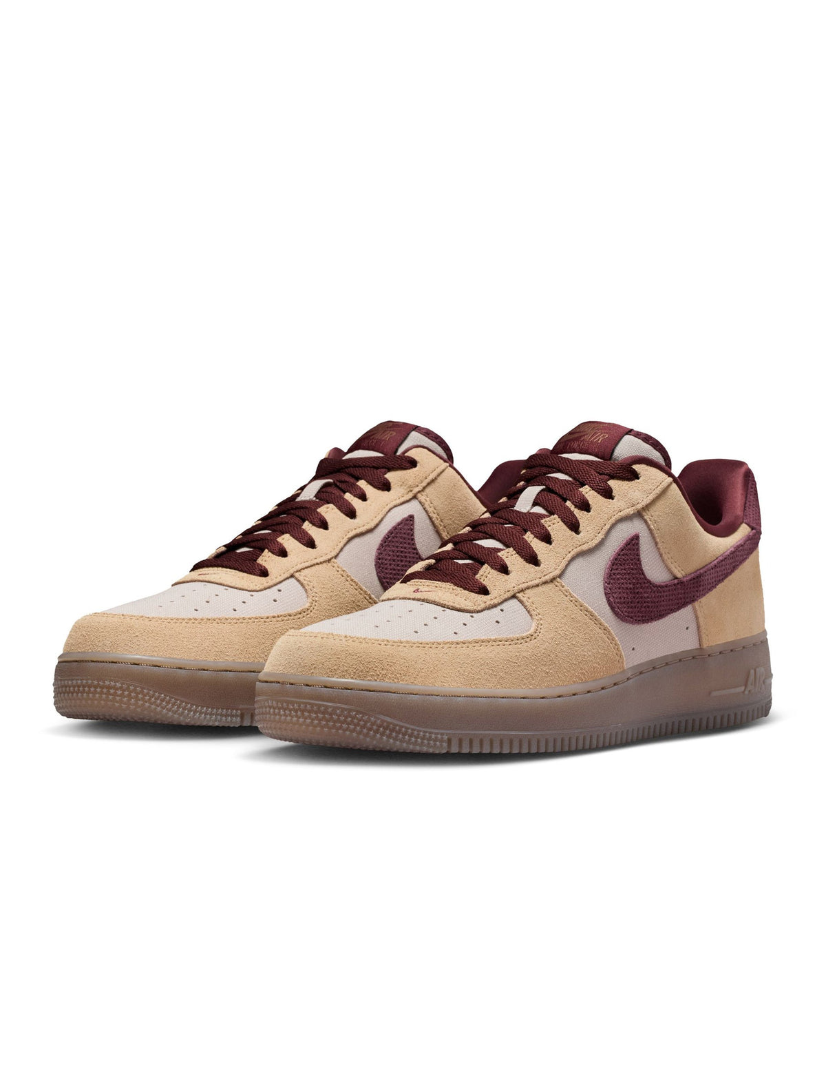 Nike Air Force 1 ’07 Premium men's linen sneakers in neutral beige tones