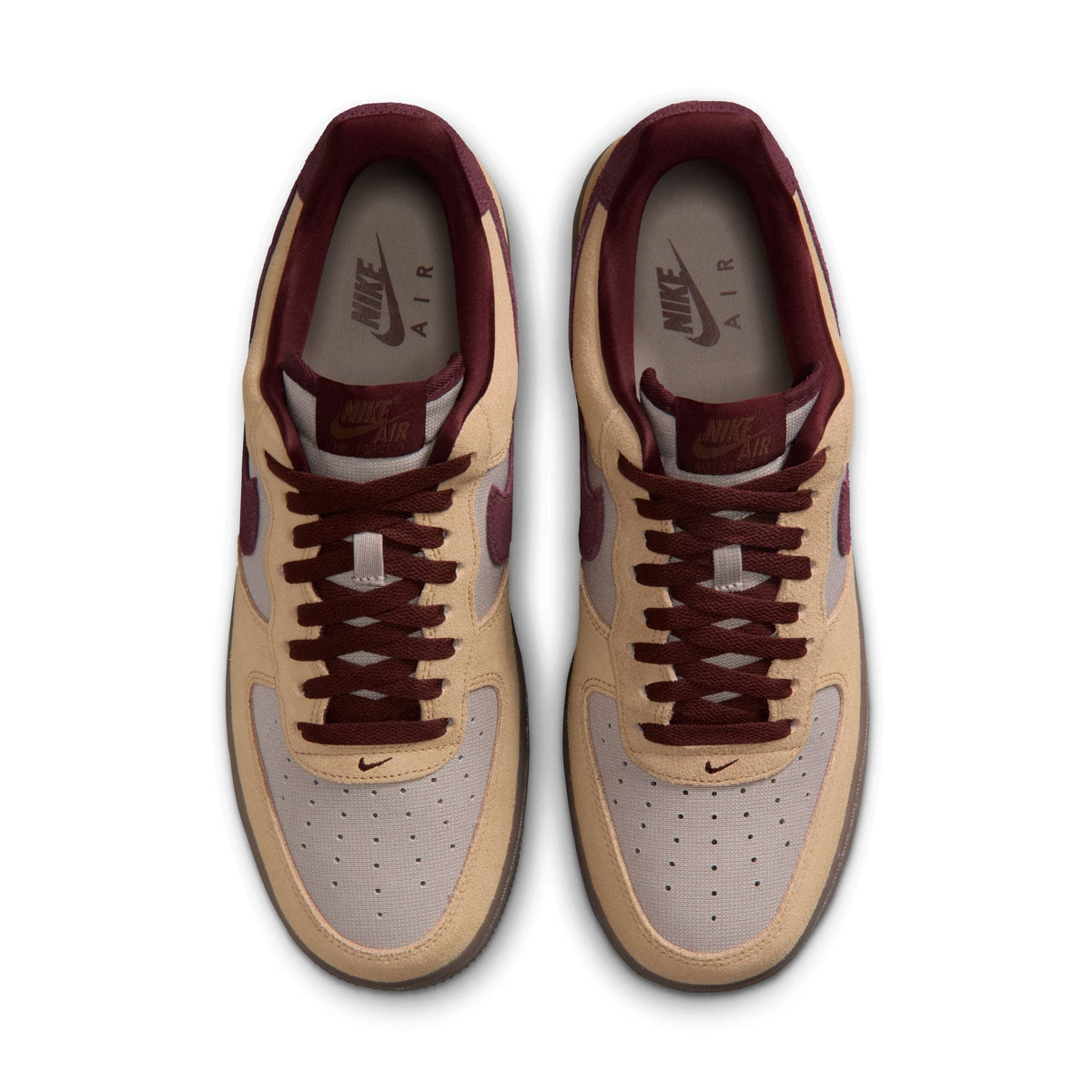 Men's Nike Air Force 1 '07 Premium Linen sneakers in a neutral beige colorway